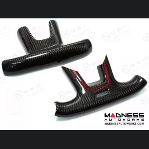 Audi RS3 Steering Wheel Lower Part - Carbon Fiber w/ Red Stripe